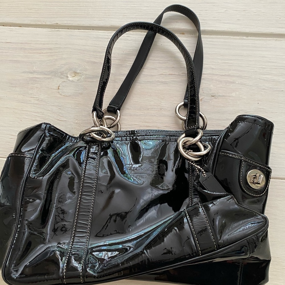 Authentic leather Coach Bag